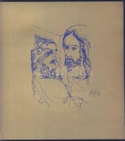 Amerigo Tot (1909-1985): Szentek és apostolok 6 db szignált nyomatot tartalmazó mappa