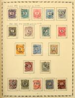 Tartalmas magyar gyűjtemény a Krajcárosoktól 1957-ig, sok jobb kiadással, portókkal, sorokkal, blokk...