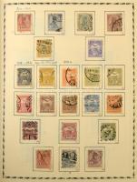 Tartalmas magyar gyűjtemény a Krajcárosoktól 1957-ig, sok jobb kiadással, portókkal, sorokkal, blokk...