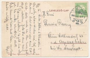 1914 Temesvár, Timisoara; Józsefváros, Gombás Gyula Korona és Royal nagyszállodája, villamos / Iosef...