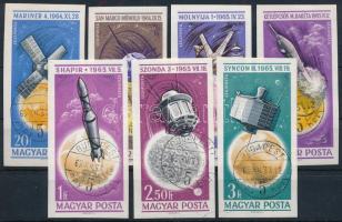 1965 Az űrkutatás eredményei vágott sor (3.000)