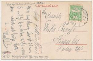 1912 Tövis, Teius; Fő tér, Klein Mihály üzlete / square, shop (fl)