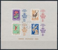 1965 Bélyegnap (38.) vágott blokk (4.500)