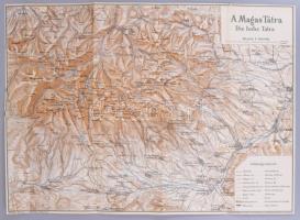 Szontagh, Nikolaus: Tátra Führer. Wegeweiser in die Hohe Tátra und in die Bäder der Tátragegend. Bp....