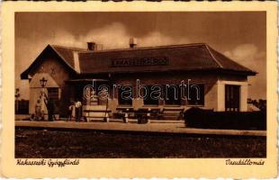 1942 Kakasszékfürdő (Orosháza), vasútállomás (Rb)