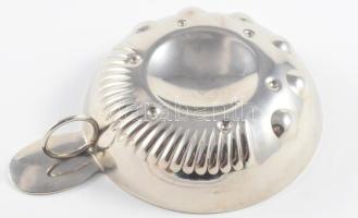 Jelzett osztrák sétáló gyertyatartó, h: 11 cm