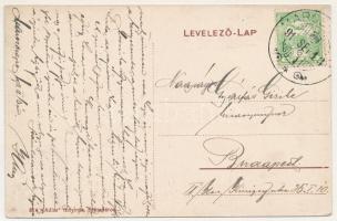 1911 Maroscsapó, Maros-Csapó, Tschappen, Cipau (Radnót, Iernut); Réz Mihályné háza, Községháza. Adle...