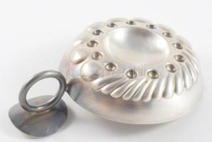 Borkóstoló tálka, "Cuvée Grand Siecle XIV Louis Roy Soleil" felirattal, h: 12 cm