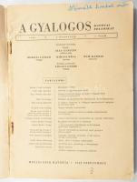 1949-1950 A gyalogos katonai folyóirat 8 db száma (I. évf. 2-5. sz. + II. évf. 1., 3., 4. sz.), közt...