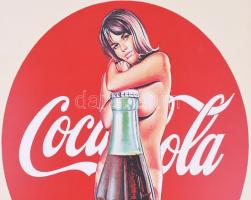 Coca Cola nagy méretű műanyag reklám tábla 50x75 cm
