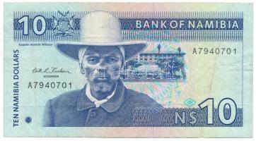Namíbia 1993. 10N$ T:F Namibia 1993. 10 Namibia Dollars C:F Krause 1.a