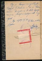 1949-1950 Hupfer Rezső kőbányai kocsmáros pénztárkönyve