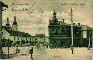 1906 Marosvásárhely, Targu Mures; Széchenyi tér. Révész Béla kiadása / square (fl)