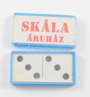 Domino szett, dobozában, 10x19 cm