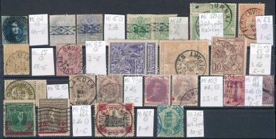 Belgium összeállítás klasszikus bélyegekből Mi 4A-216 között válogatott darabok (Mi EUR 153.-)