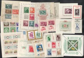 1938-1960 19 db II. osztályú blokk és kisív (115.700)