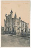 Nagyszentmiklós, Sannicolau Mare; Izraelita templom, zsinagóga. Wiener Náthán kiadása / synagogue (kis szakadás / small tear)