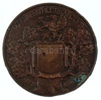 1925. "Magyar Athlétikai Club 1875-1925" kétoldalas bronz emlékérem peremén "LUDVIG B...