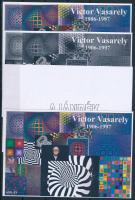 2021/04 Victor Vasarely 4 db-os emlékív garnitúra (30.000)