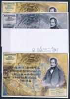 2021/06 Vásárhelyi Pál 4 db-os emlékív garnitúra (30.000)