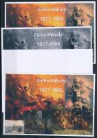 2021/10 Zichy Mihály 4 db-os emlékív garnitúra (30.000)