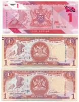 Trinidad és Tobago 2002. 1$ + 2006. 1$ + 2020. 1$ T:UNC-F szép papír Trinidad and Tobago 2002. 1 Dollar + 2006. 1 Dollar + 2020. 1 Dollar C:UNC-F nice paper Krause P#41, P#46, P#60a