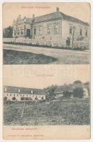 1908 Mócs, Mociu; Mócs-vidéki takarékpénztár, Csendőrlaktanya. Csízhegyi S. fényképész / savings bank, gendarmerie barracks (EK)