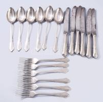 Berndorf Menuett 6 darab villa, 6 darab kés, 6 darab kanál.