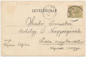 1904 Herkulesfürdő, Baile Herculane; Gyógyterem, hintó, gyerek kerékpárral. Hutterer G. kiadása / Cu...