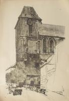 8-10 db gyenge akvarell, tempera munka és néhány nyomat, gobelin keretezve, közötte aranyos kutyás k...