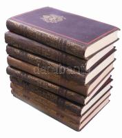 Prohászka Ottokár összegyűjtött munkái 8 kötete:  Föld és ég I-II., Korunk lelke, Utak és állomások, Kultura és terror, Világosság a sötétségben, Elmélkedések az evangéliumról I-II. köt.  Bp.,1927-1928 ,Szent István-Társulat. Kiadói aranyozott egészvászon-kötésben, kopott borítókkal, kissé foltos lapokkal.