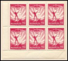 1933 Repülő 20f ívsarki kilences tömb (18.000)
