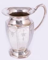 Sheffield angol ezüstözött boros / vizes kanna, jelzett, m: 20 cm