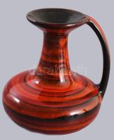 Iparművész kancsóváza, hibátlan, m: 18 cm