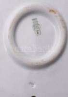 Zsolnay Szalonnázó paraszt. Terv.: Szomor János (1908-1980). Jelzett, kézzel festett, hibátlan, m: 3...