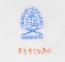 Herendi VBO mintás kosár kínáló, jelzett, hibátlan, d: 13 cm