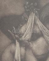 Amerigo Tot (1909-1984): Női aktok. Litográfia, papír, üvegezett fakeretben 38x25 cm