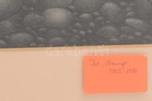 Amerigo Tot (1909-1984): Női aktok. Litográfia, papír, üvegezett fakeretben 38x25 cm