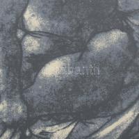 Amerigo Tot (1909-1984): Női aktok 1983. Litográfia, papír, jelzett üvegezett fakeretben 30x42 cm