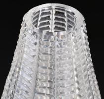 Ólomkristály váza, hibátlan, m: 15,5 cm