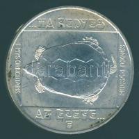 1985. 200Ft Ag "Természetvédelem-mocsári teknős" T:BU