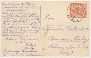 1919 Pozsony, Pressburg, Bratislava; Franziskanerplatz / Ferenciek tere, Ammer Rezső üzlete. Hardtmu...