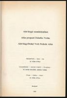 Kósa Attila: Alsó-hegyi zsombolyatlasz (magyar-szlovák-angol). Bp., 1992, Magyar Karszt-Barlangkut. ...