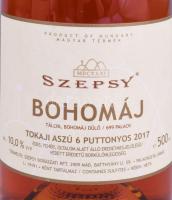 2017 Szepsy Bohomáj Tokaji Aszú 6 puttonyos, Bohomáj (Tállya, Bohomáj Dűlő), készült 699 palackban, ...