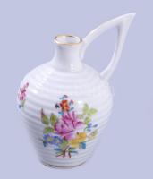 Herendi virágmintás kisváza. Jelzett, hibátlan, m: 9,5 cm