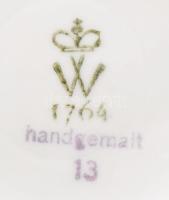 Wallendorf modern váza. Jelzett, hibátlan, m: 13 cm