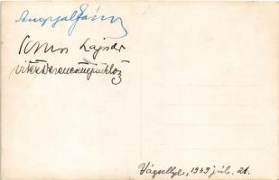 1939 Vágsellye, Schelle, Sala nad Váhom; csoportkép / group picture. photo (EK)