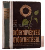 Varró Aladár: Gyógynövények gyógyhatásai. Növényi gyógyszerek. Bp., Novák Rudolf és Társa. Javított gerincű félvászon kötés, kopottas állapotban + Sebastian Kneipp természetgyógyász szerzetes keményhátú fotója, 10,5×6,5 cm