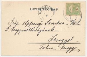 1906 Cseklész, Ceklís, Bernolákovo; Gróf Eszterházy Károly kastély. A címzett gróf Apponyi Sándor mű...