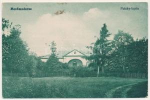 Mezőmadaras, Madaras; Pataky kúria, kastély. Fogyasztási szövetkezet kiadása / castle (EK)